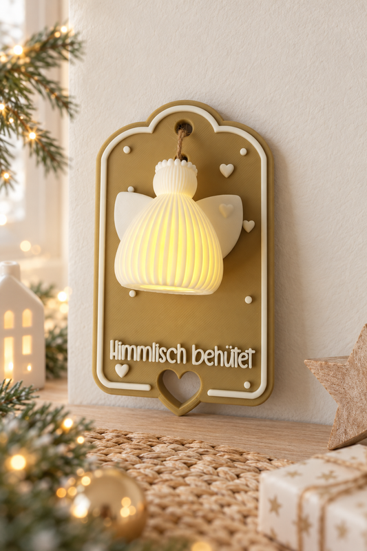 Paulinchen – Schutzengel für Licht (Anhänger mit LED-Kugellicht)