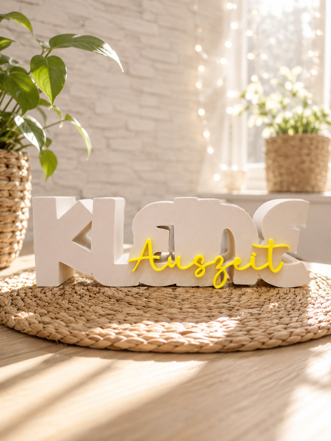 Kleine Auszeit – moderner Schriftzug | freie Farbwahl