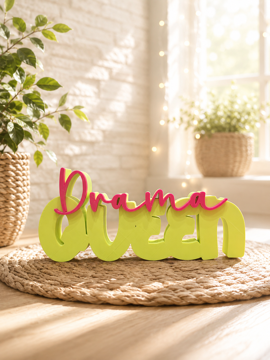 Drama Queen – moderner Schriftzug | freie Farbwahl