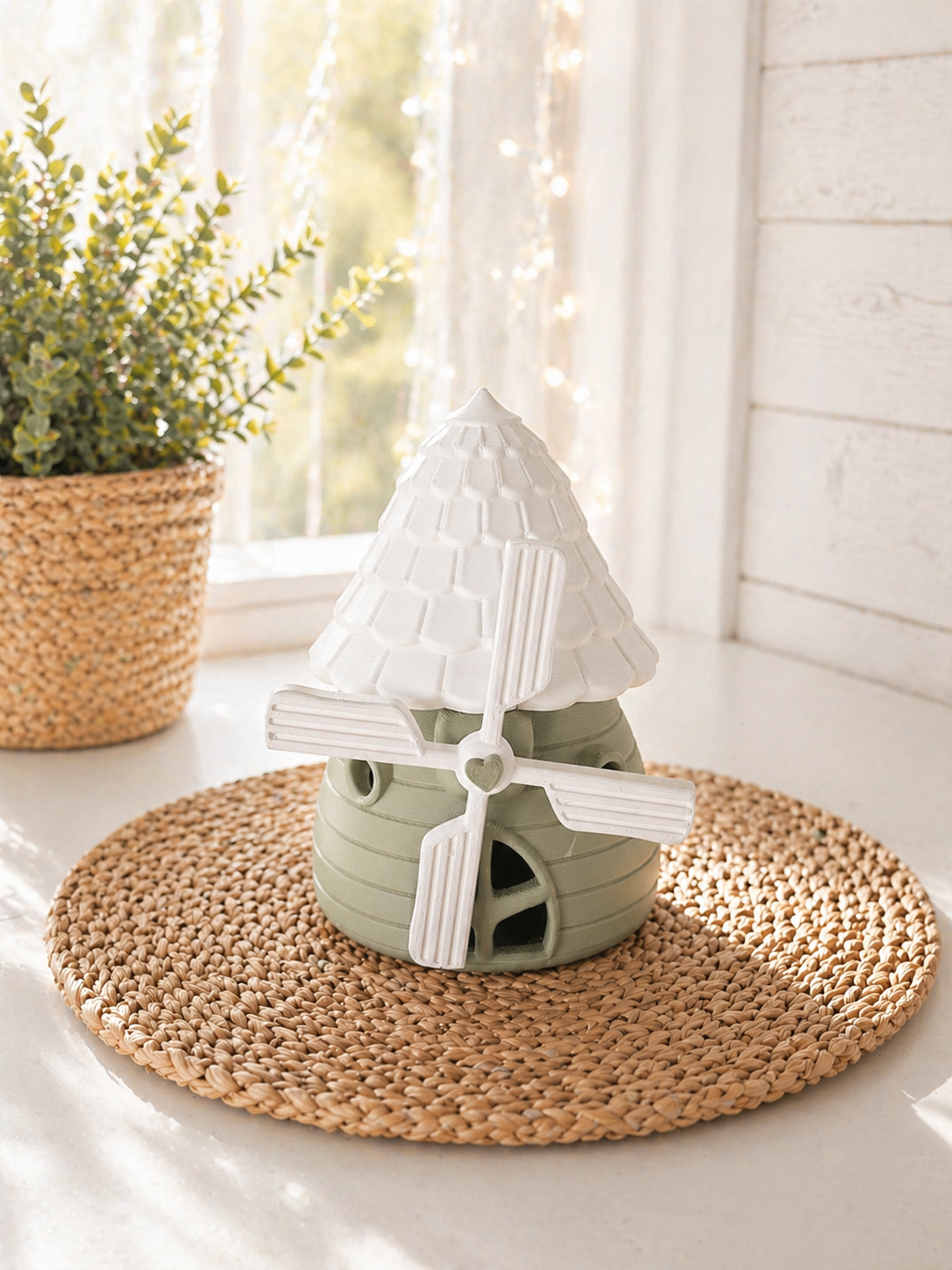 Zauberhafte Windmühle in zwei Größen – liebevolle Frühlings- & Sommerdeko mit freier Farbwahl