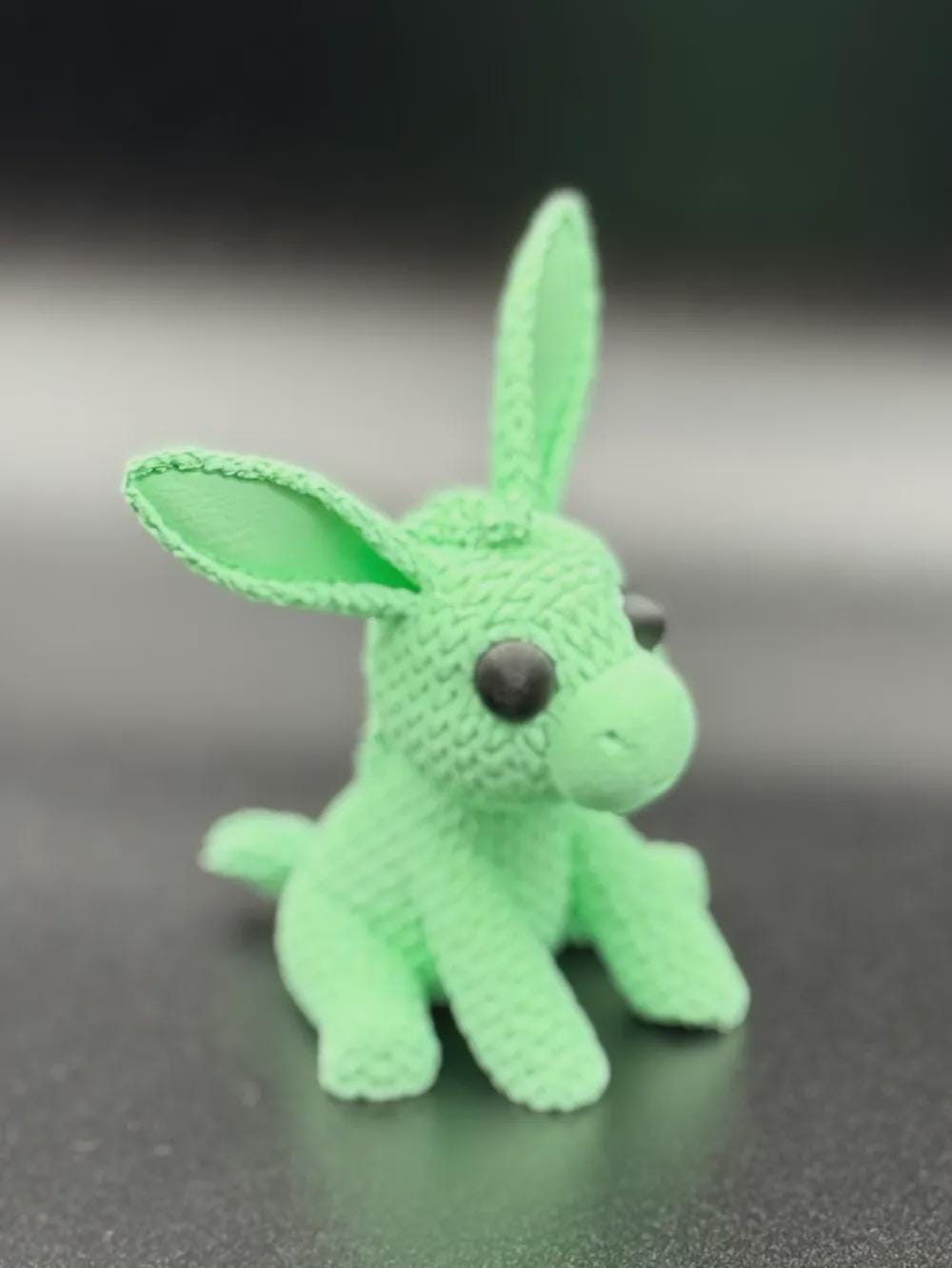 Kleiner Esel in Strickoptik liebevolle Miniaturfigur als Deko, Geschenk oder für Eselfans