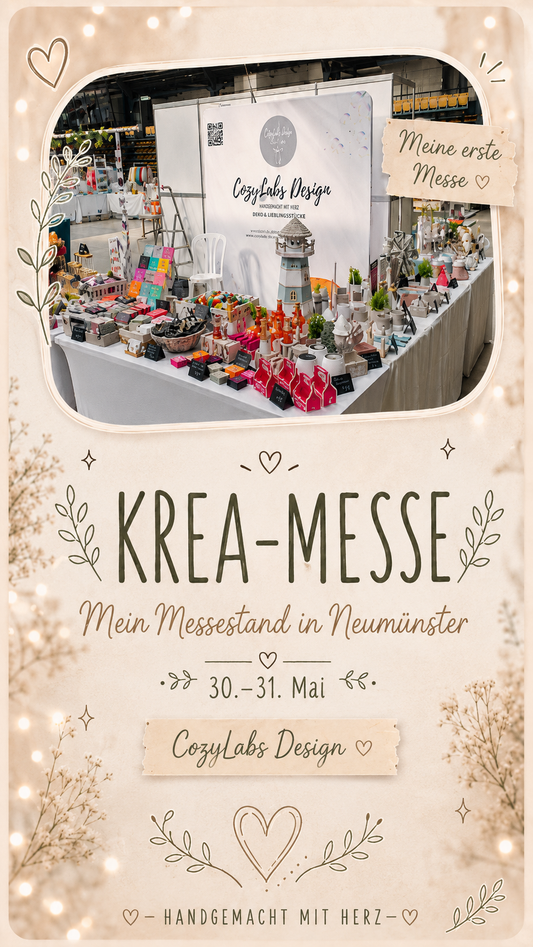 Meine erste KREA-Messe in Neumünster – ein kleiner Blick hinter die Kulissen