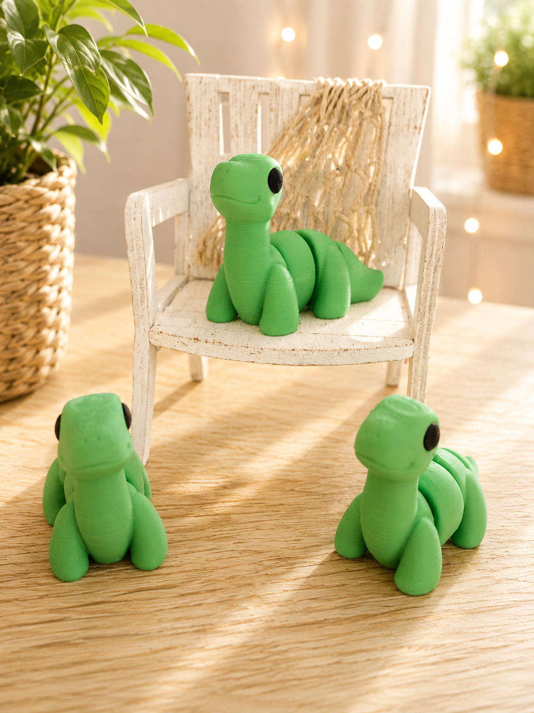 Snuggliez Baby Brontosaurus – bewegliche Flexi-Figur für kleine Dino-Fans von CozyLabs Design