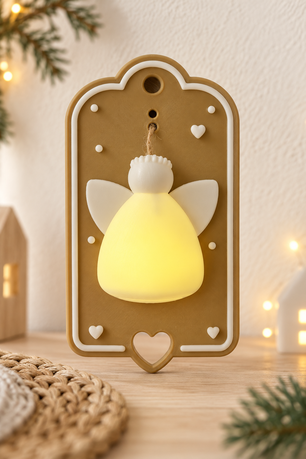 Paulinchen – Schutzengel für Licht (Anhänger mit LED-Kugellicht)