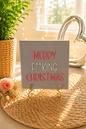 Sprüchekachel „Merry F**** Christmas“ von CozyLabs Design