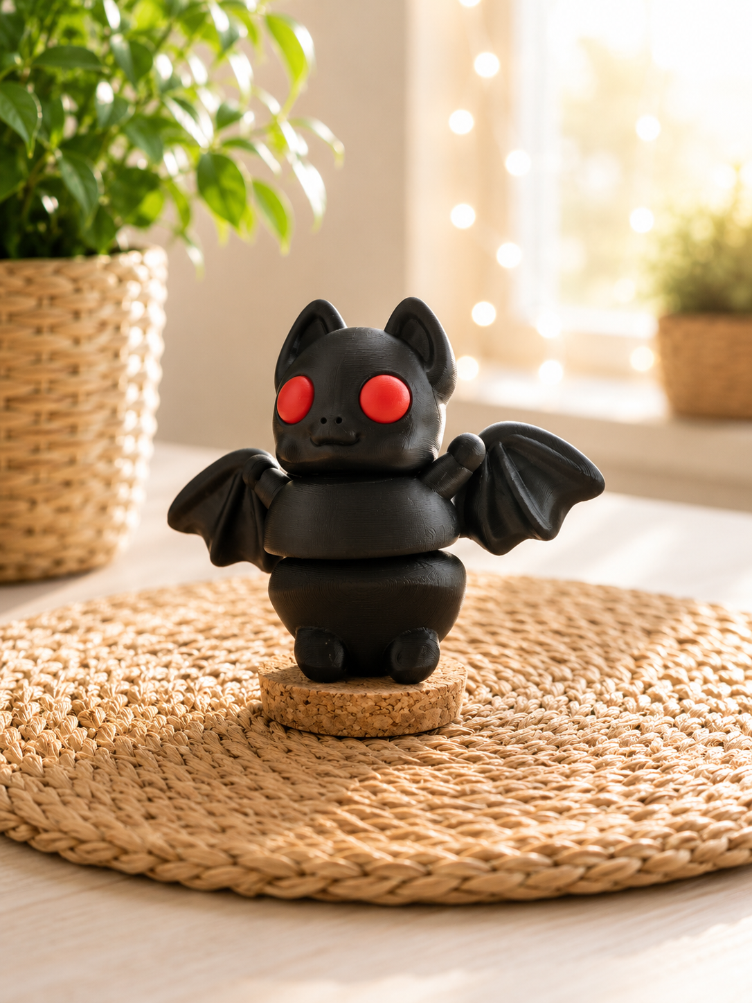 Snuggliez Baby Fledermaus – bewegliche Flexi-Figur mit Halloween-Charme von CozyLabs Design