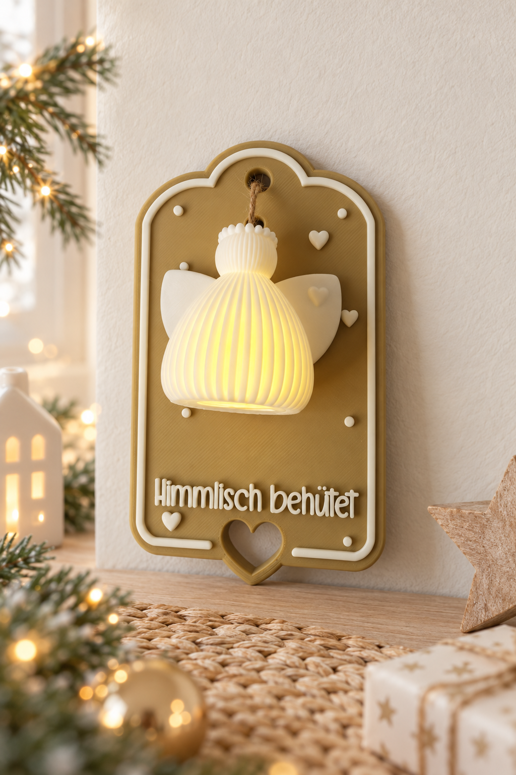 Paulinchen – Schutzengel für Licht (Anhänger mit LED-Kugellicht)