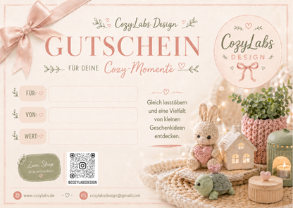 Geschenkgutschein von CozyLabs Design