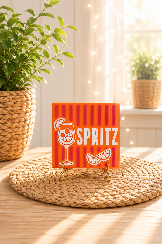 Sprüchekachel "Spritz"