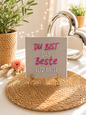 Sprüchekachel „Du bist das Beste für mich“ von CozyLabs Design