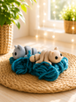 Snuggliez Baby Katze – bewegliche Flexi-Figur für Katzenfans von CozyLabs Design