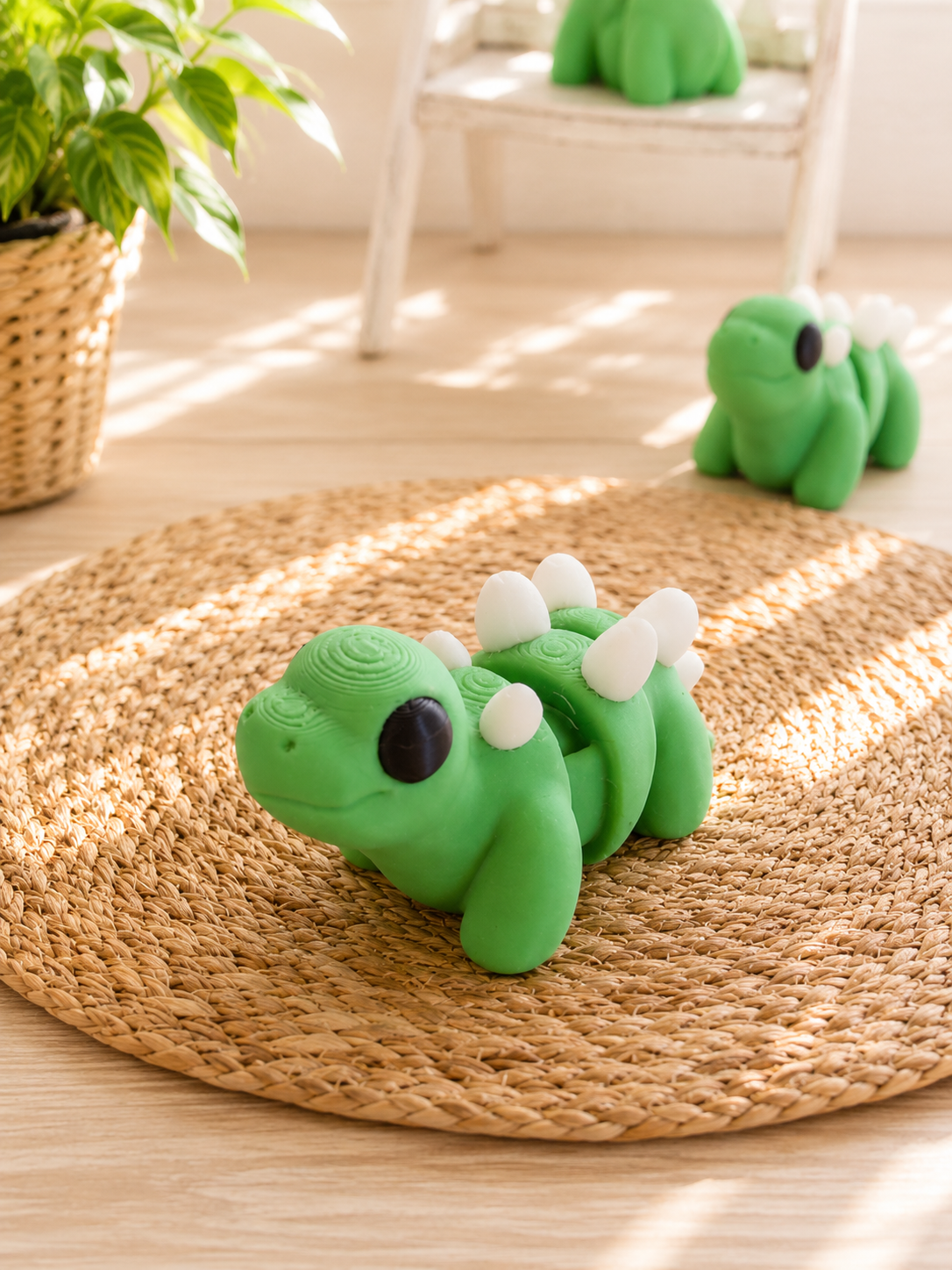 Snuggliez Baby Stegosaurus – bewegliche Flexi-Figur für kleine Dino-Fans von CozyLabs Design