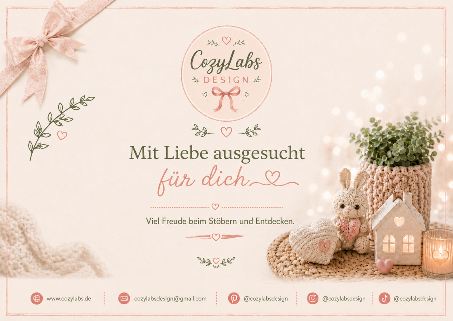 Geschenkgutschein für Lieblingsmomente von CozyLabs Design