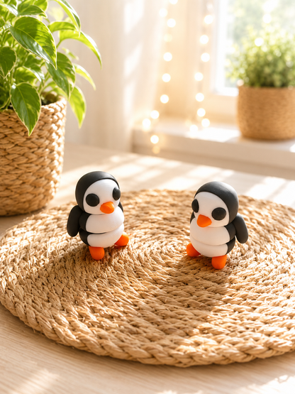 Snuggliez Baby Pinguin – bewegliche Flexi-Figur zum Sammeln, Fummeln & Verschenken von CozyLabs Design