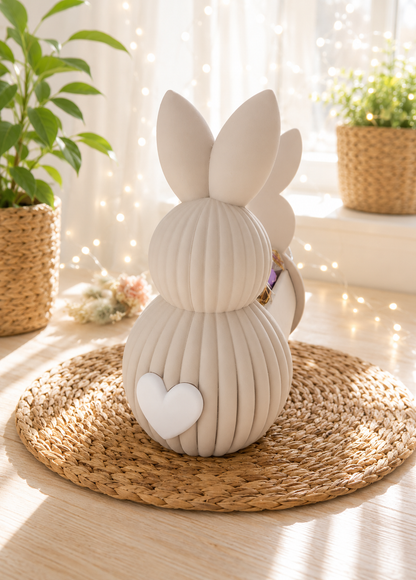Hasenkörbchen als Oster- und Frühlingskörbchen mit Herz von CozyLabs Design
