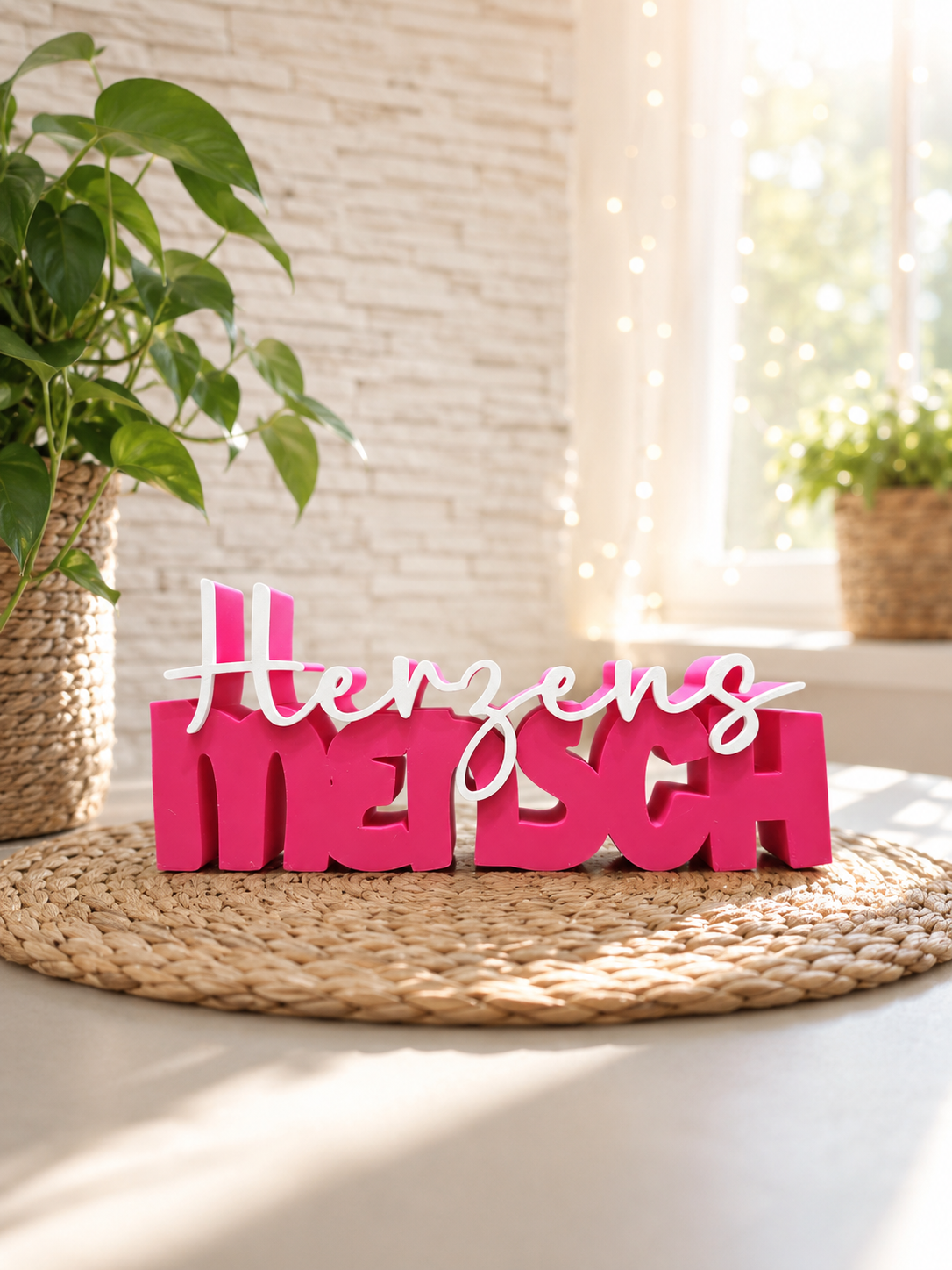 Schriftzug Herzensmensch von CozyLabs Design
