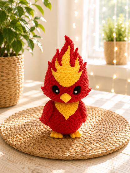 Phönix-Dekofigur für Fantasy-Fans von CozyLabs Design