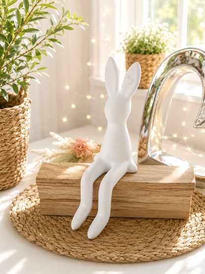 Kantenhocker Hase Osterdeko in drei Größen von CozyLabs Design