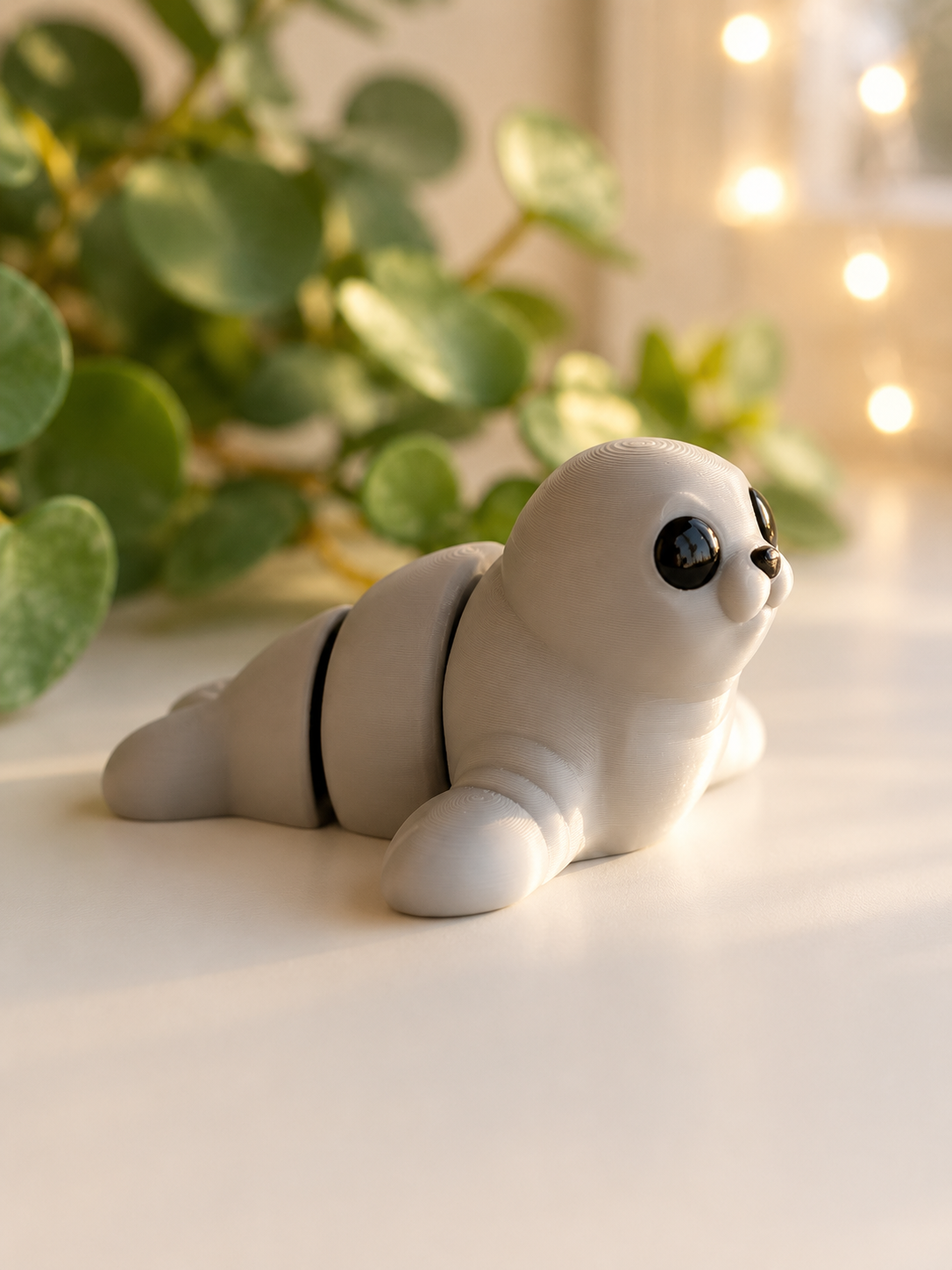 Snuggliez Baby Seerobbe – bewegliche Flexi-Figur für kleine Meeresfans von CozyLabs Design