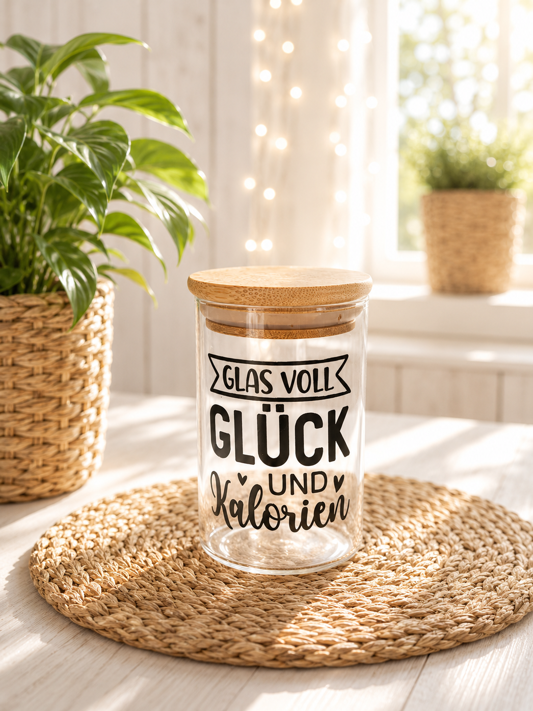 Plätzchenglas mit Spruch – kleines Glas für Kekse, Naschis & Weihnachtszauber von CozyLabs Design