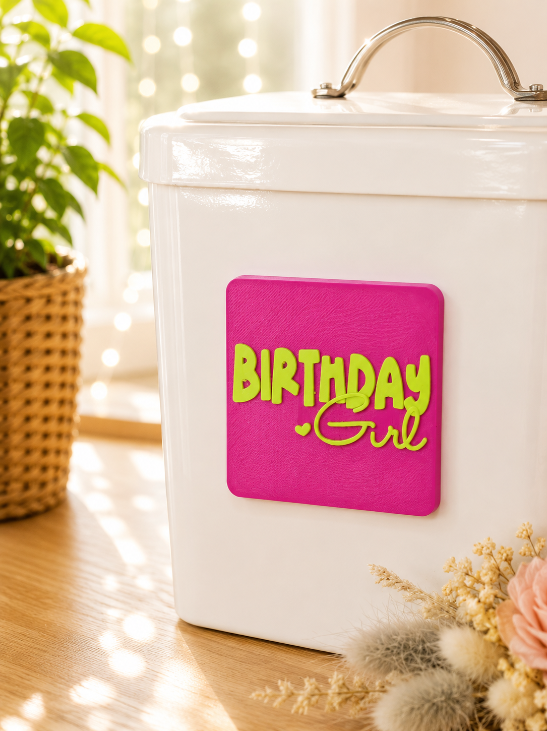 Birthday Girl – Magnet mit Spruch von CozyLabs Design