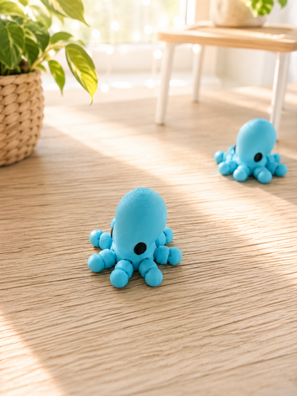 Snuggliez Baby Oktopus – bewegliche Flexi-Figur für kleine Meeresfans von CozyLabs Design