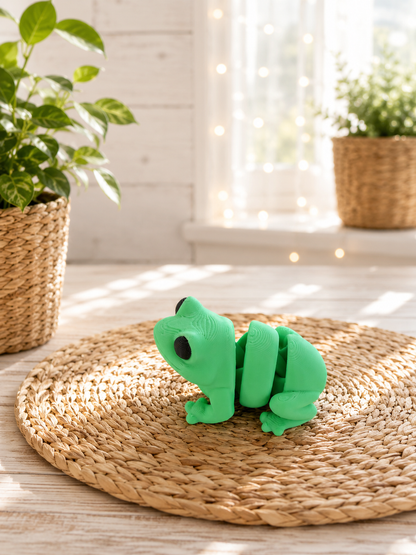 Snuggliez Baby Frosch – bewegliche Flexi-Figur zum Sammeln, Fummeln & Verschenken von CozyLabs Design