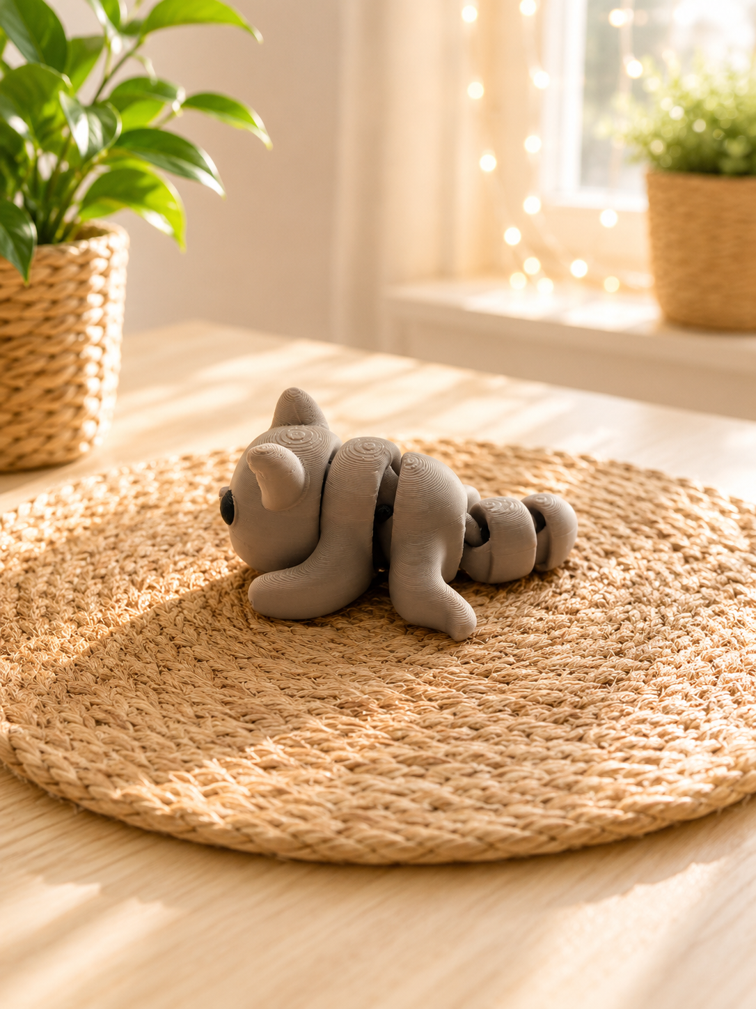 Snuggliez Baby Katze – bewegliche Flexi-Figur für Katzenfans von CozyLabs Design