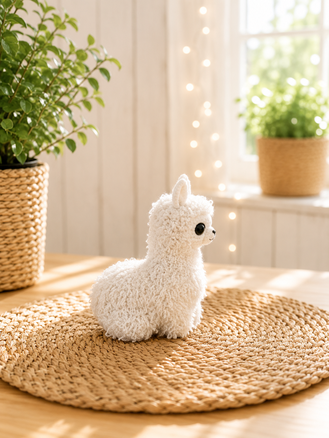 Lama in Strickoptik – 3D-gedruckte Deko von CozyLabs Design