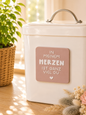 In meinem Herzen ist ganz viel du – Magnet mit Spruch von CozyLabs Design