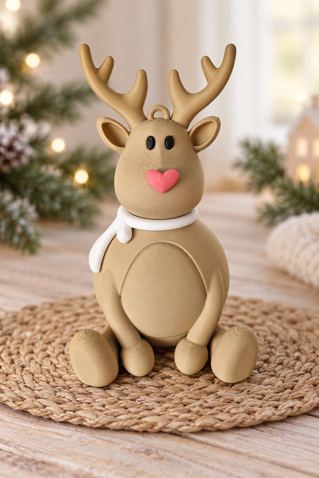 Rudi Rentier – Dein kleiner Weihnachtszauber (Anhänger oder für deine Weihnachtswelt)
