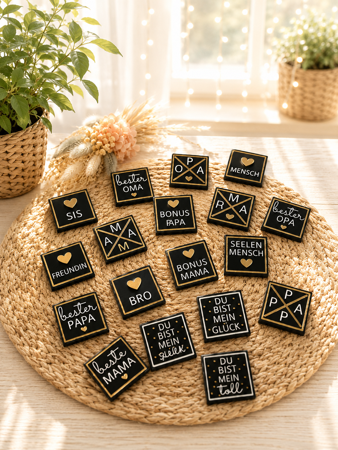 Botschafts-Magnet mit Geschenkplatte als liebevolles Geschenk von CozyLabs Design
