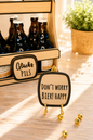 Sechser Bierkiste „Rakete“ – Bierträger mit Spruch von CozyLabs Design