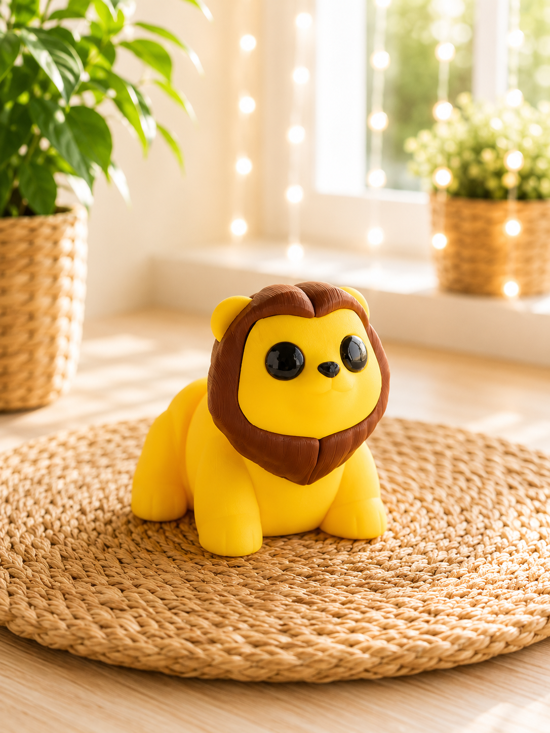 Snuggliez Baby Löwe – bewegliche Flexi-Figur für kleine Dschungel-Fans von CozyLabs Design