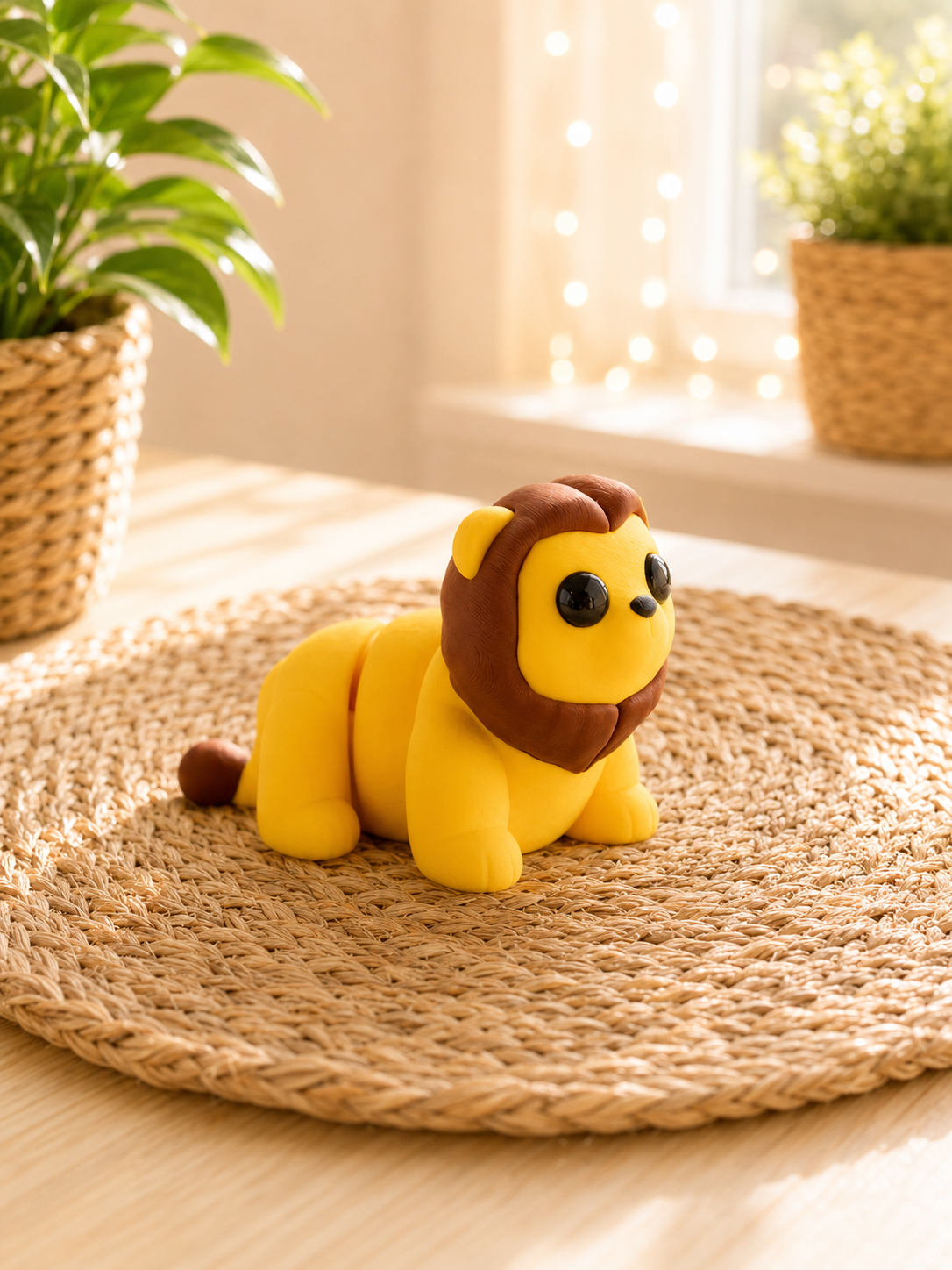 Snuggliez Baby Löwe – bewegliche Flexi-Figur für kleine Dschungel-Fans von CozyLabs Design
