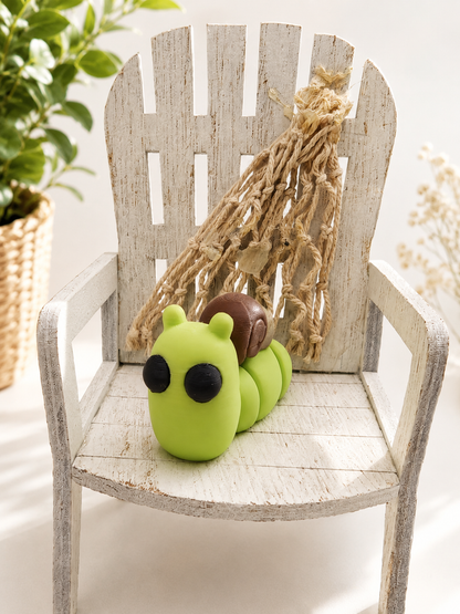 Snuggliez Baby Schnecke – bewegliche Flexi-Figur zum Sammeln, Verschenken & Liebhaben von CozyLabs Design