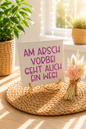Sprüchekachel „Am Arsch vorbei geht auch ein Weg!“ von CozyLabs Design