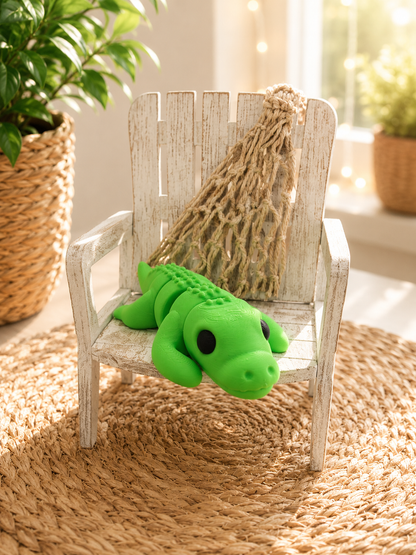 Snuggliez Baby Krokodil – bewegliche Flexi-Figur zum Sammeln, Spielen & Verschenken von CozyLabs Design