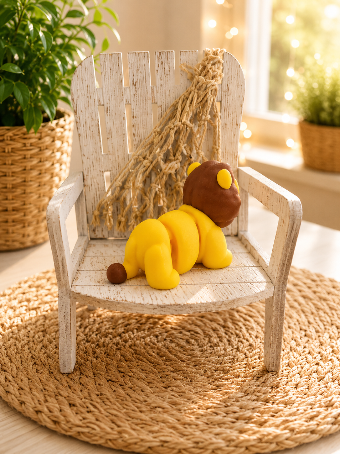Snuggliez Baby Löwe – bewegliche Flexi-Figur für kleine Dschungel-Fans von CozyLabs Design