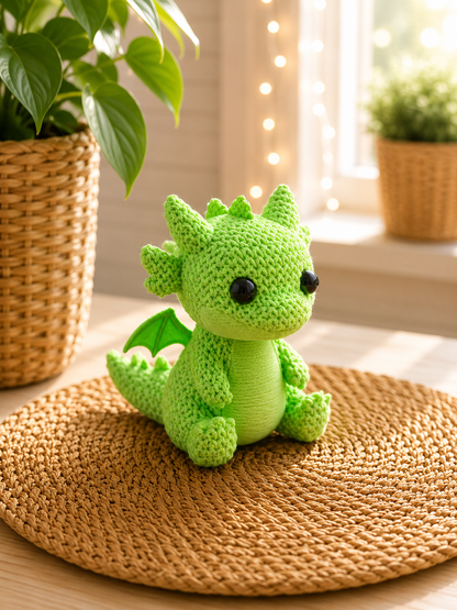 Drache in Strickoptik – 3D-gedruckte Deko von CozyLabs Design