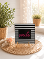 Sprüchekachel „smile“ von CozyLabs Design