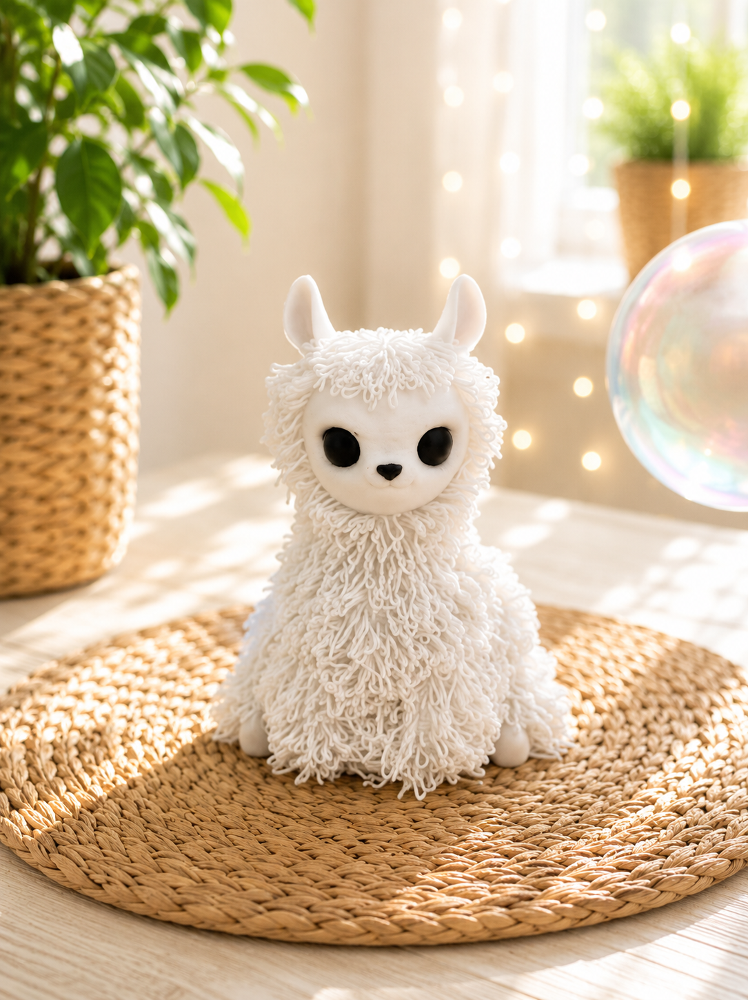 Lama-Figur in Strickoptik von CozyLabs Design