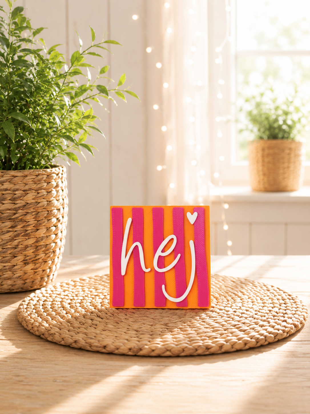 Pink Statement Magnete 5 × 5 cm mit Spruch – personalisierbare Kühlschrankmagnete mit freier Farbwahl