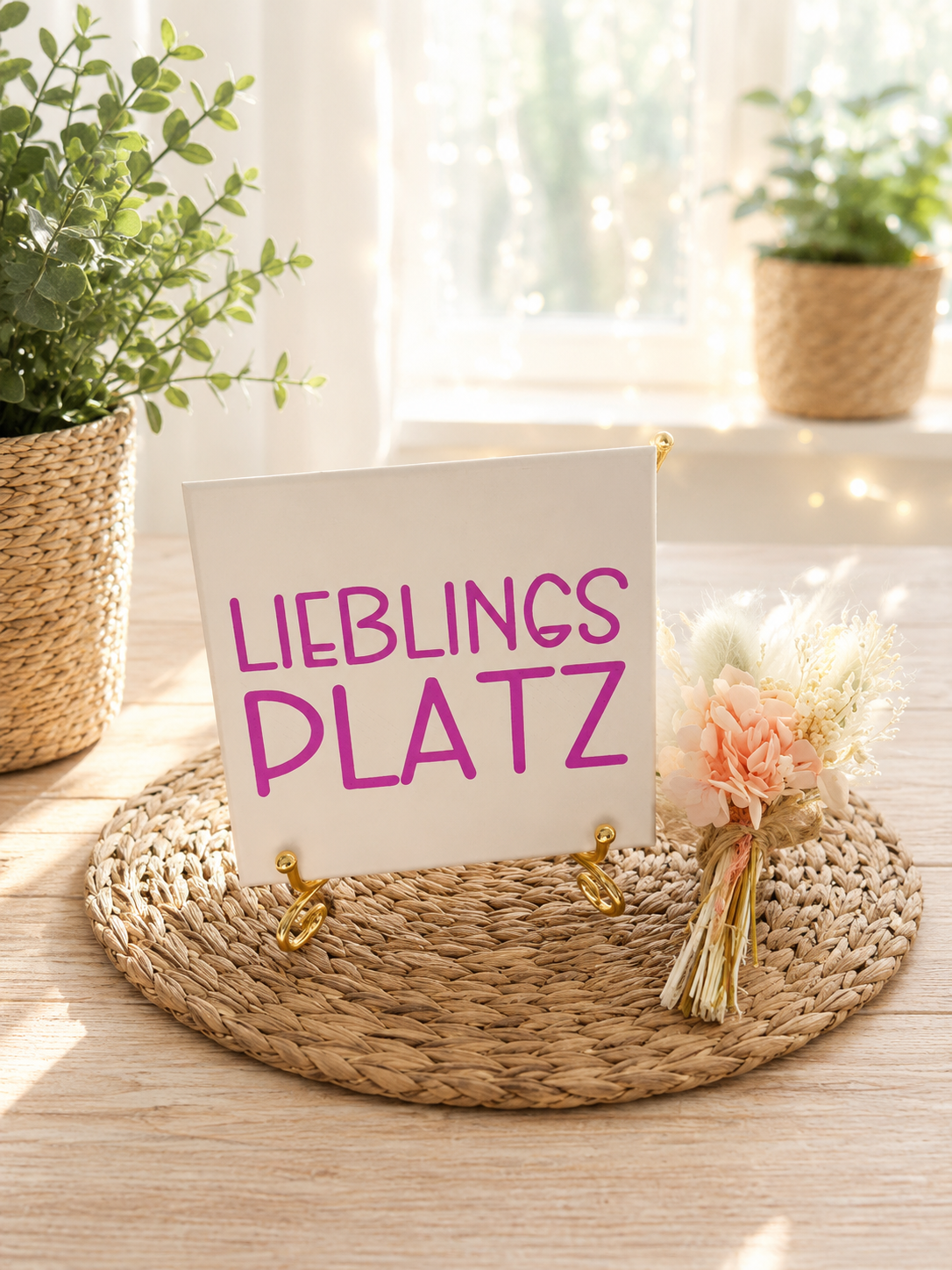 Sprüchekachel „Lieblingsplatz"