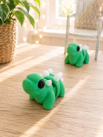 Snuggliez Baby Stegosaurus – bewegliche Flexi-Figur für kleine Dino-Fans von CozyLabs Design