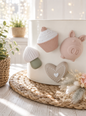 Kleine Glücks-Magnete Schweinchen, Herz, Glückspilz und Cupcake von CozyLabs Design