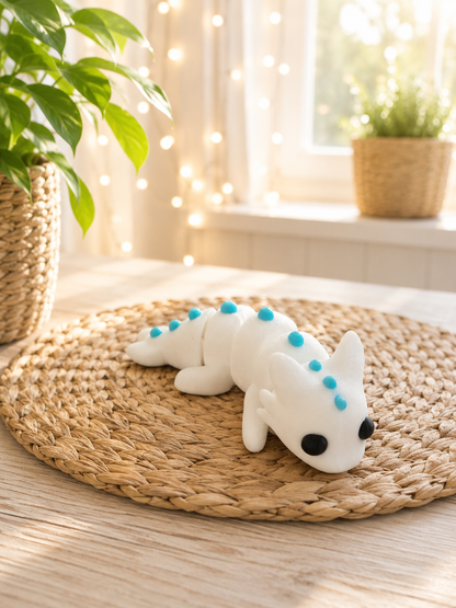 Snuggliez Baby Drache – bewegliche Flexi-Figur mit magischem Charme von CozyLabs Design