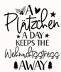Plätzchenglas mit Spruch – kleines Glas für Kekse, Naschis & Weihnachtszauber
