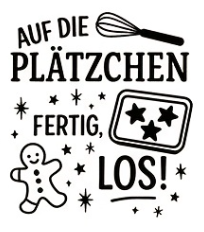 Personalisiertes Plätzchenglas von CozyLabs Design, kleines Glas für Kekse, Naschis und Weihnachtszauber mit Spruch.