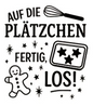 Plätzchenglas mit Spruch – kleines Glas für Kekse, Naschis & Weihnachtszauber